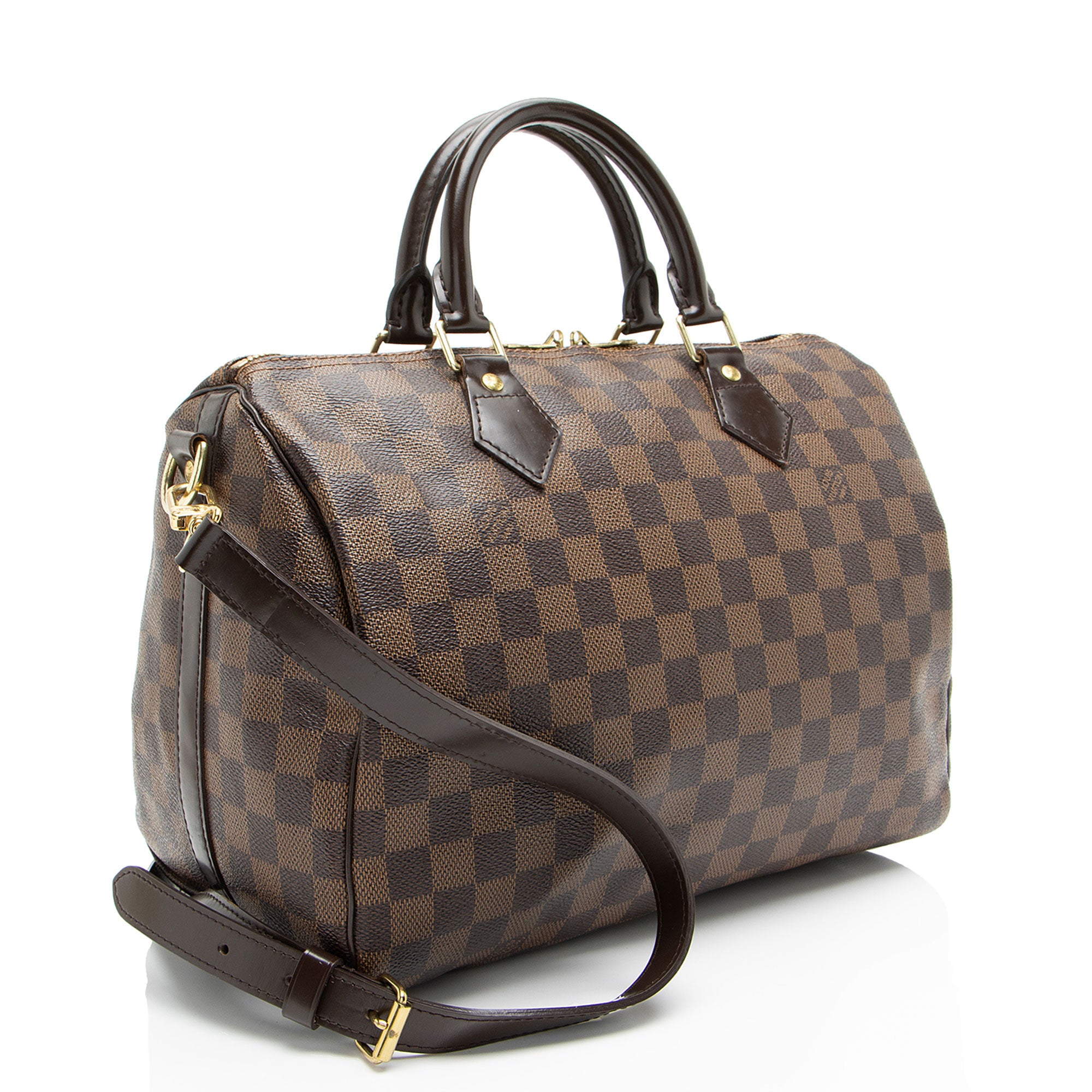 Louis Vuitton Damier Ebene Speedy Bandouliere 30 Satchel