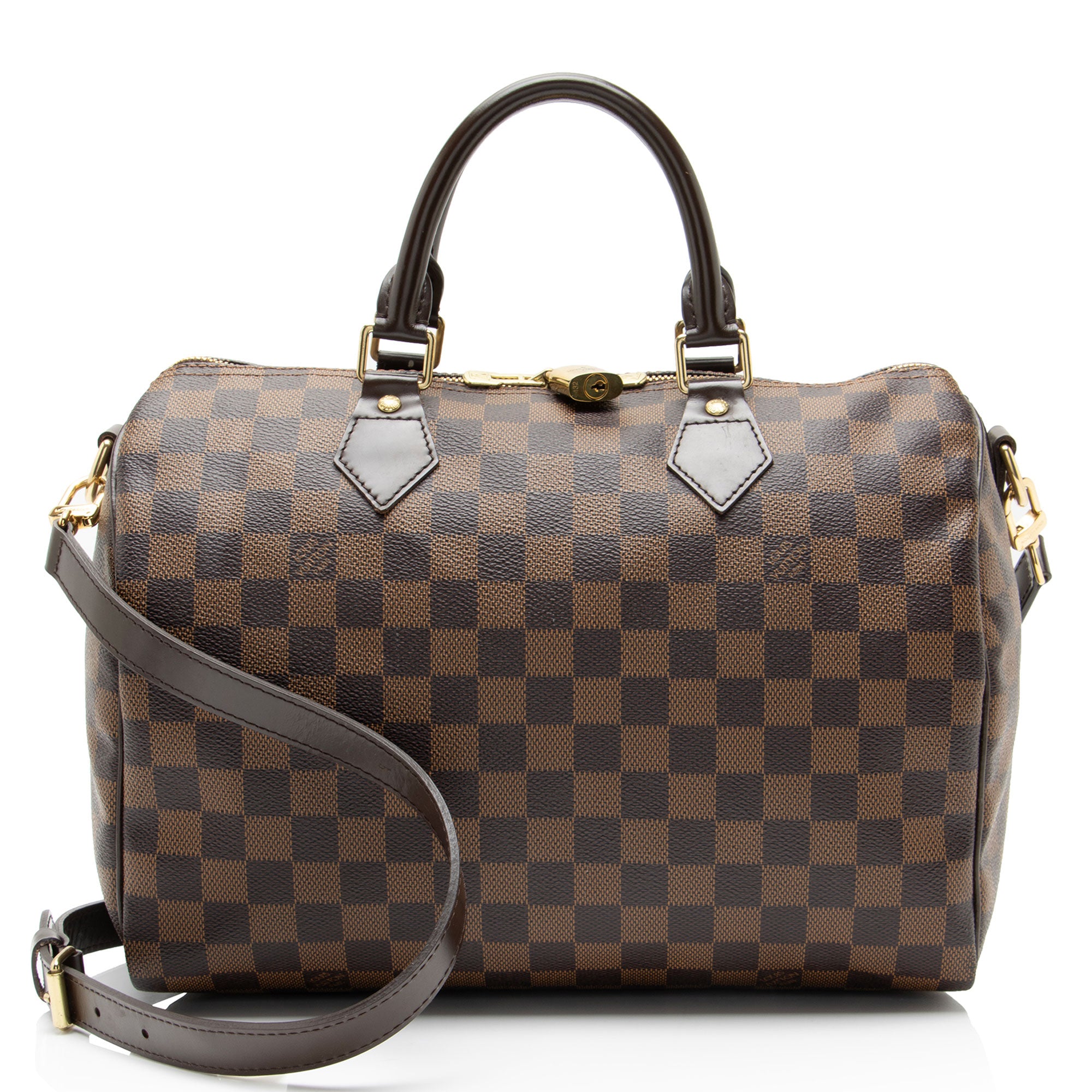 Louis Vuitton Damier Ebene Speedy Bandouliere 30 Satchel