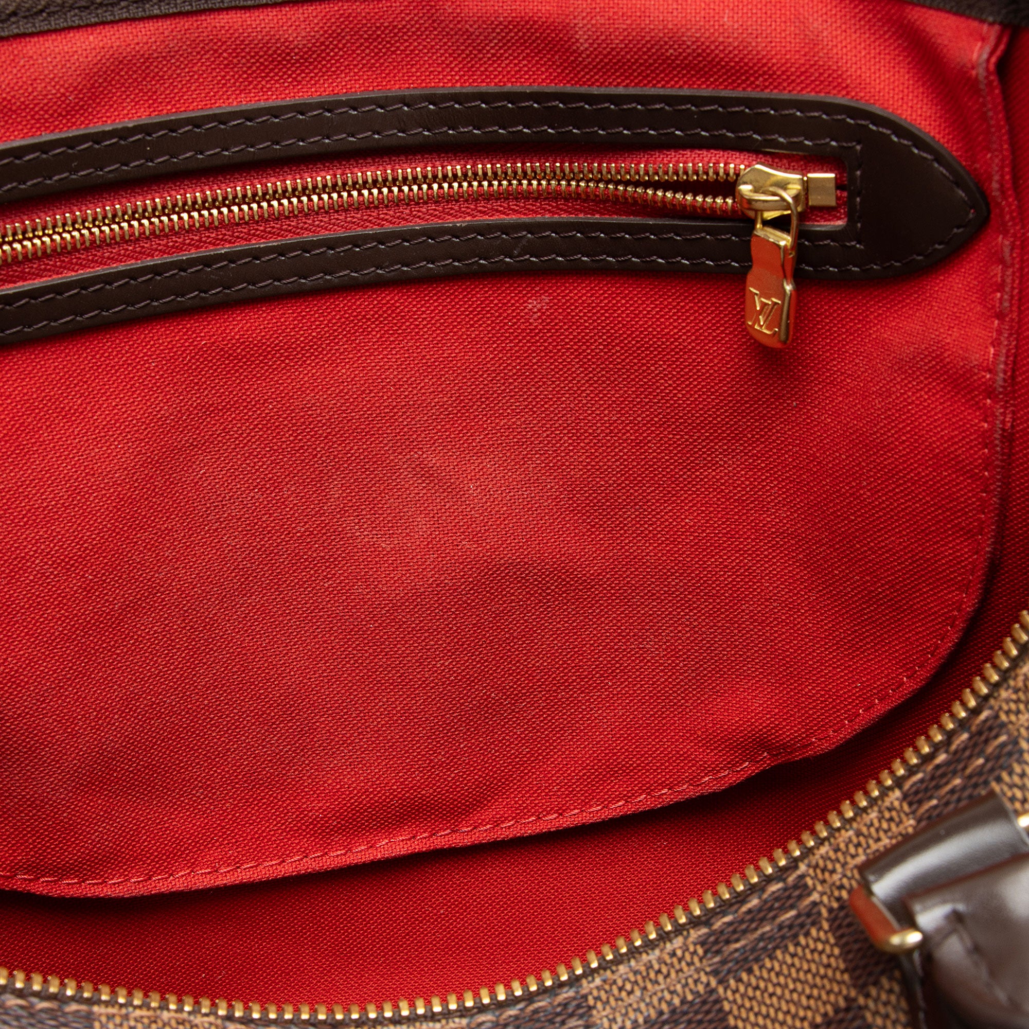 Louis Vuitton Damier Ebene Speedy Bandouliere 35 Satchel (SHF-GJQw2k)