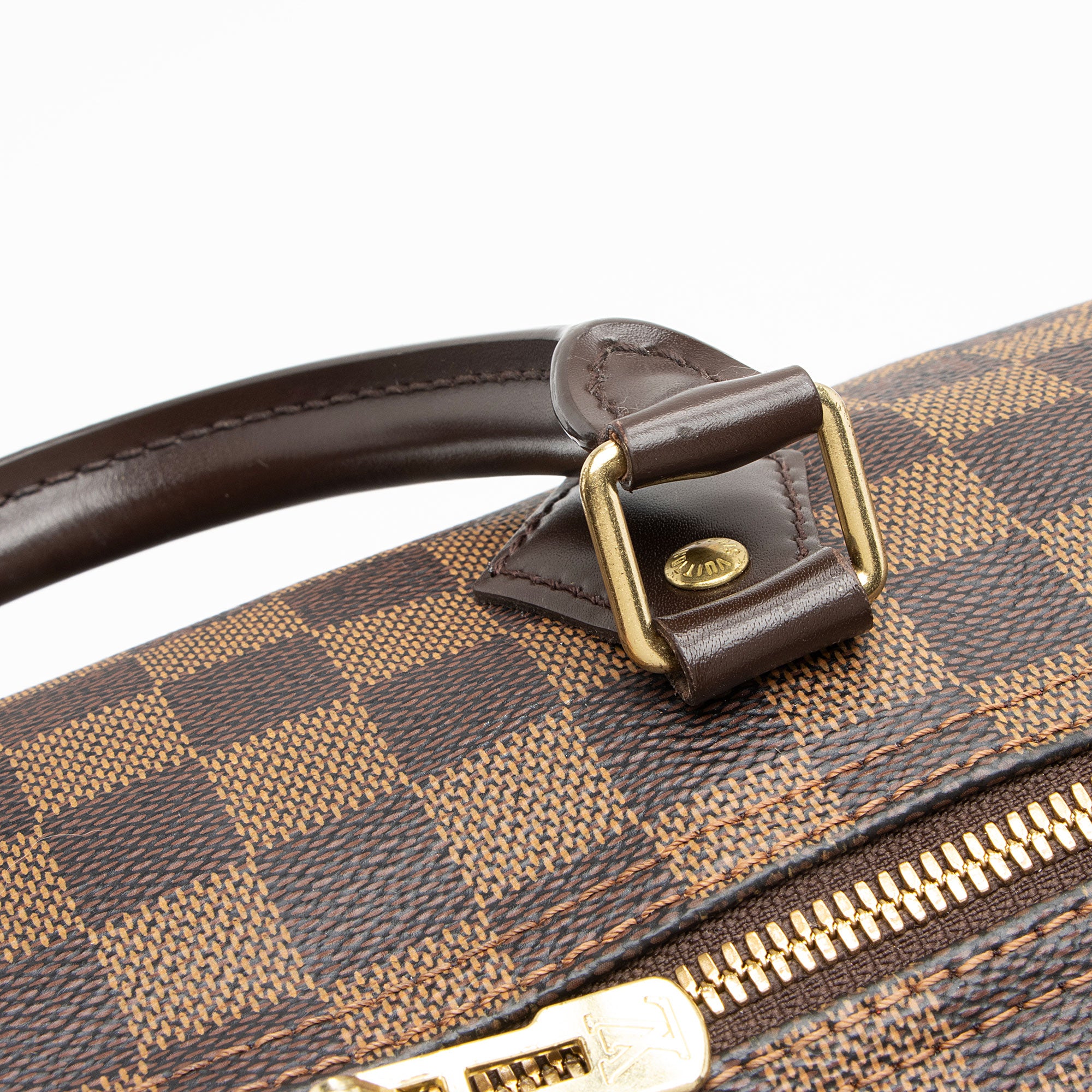Louis Vuitton Damier Ebene Speedy Bandouliere 35 Satchel (SHF-GJQw2k)