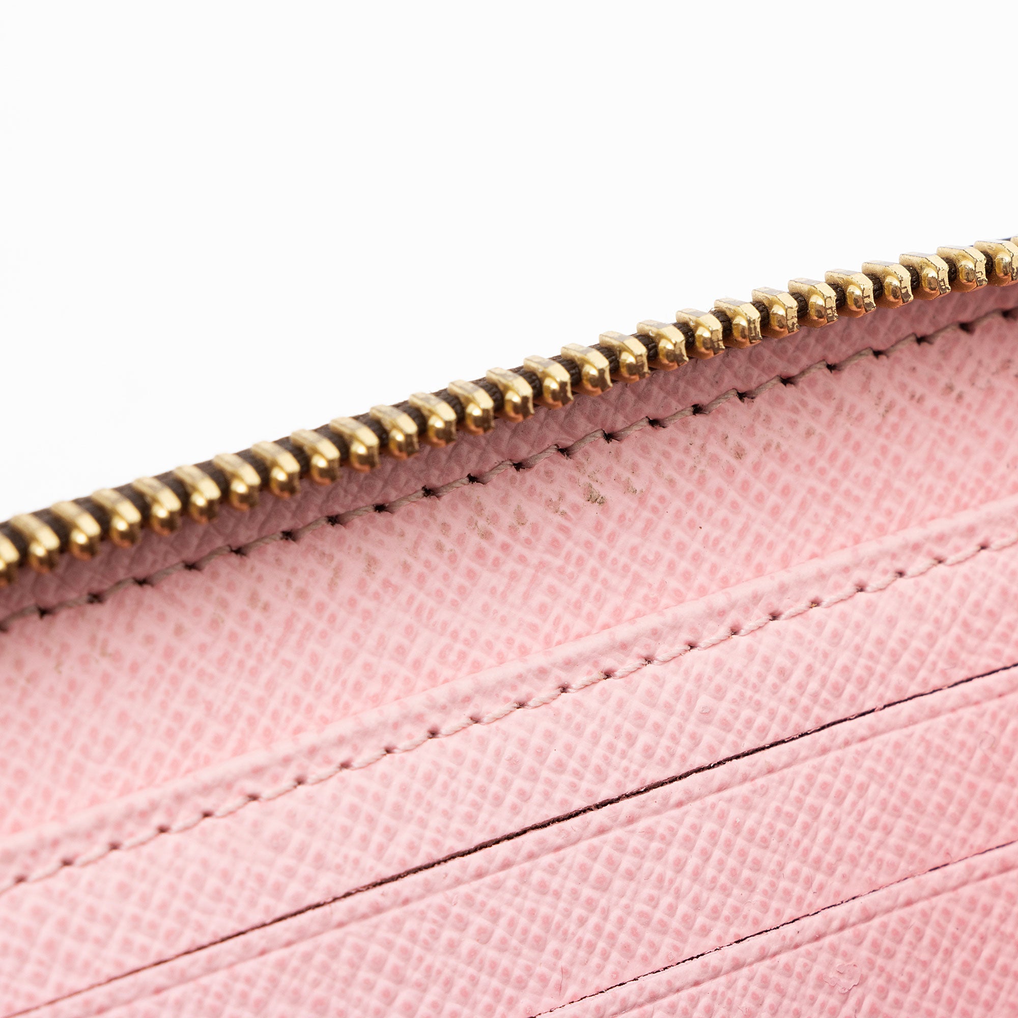 Louis Vuitton Damier Ebene Studded Zippy Wallet