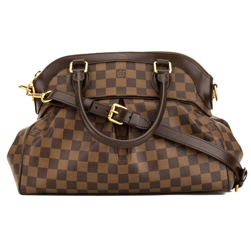 Louis Vuitton Damier Ebene Trevi PM Shoulder Bag (SHF-11452