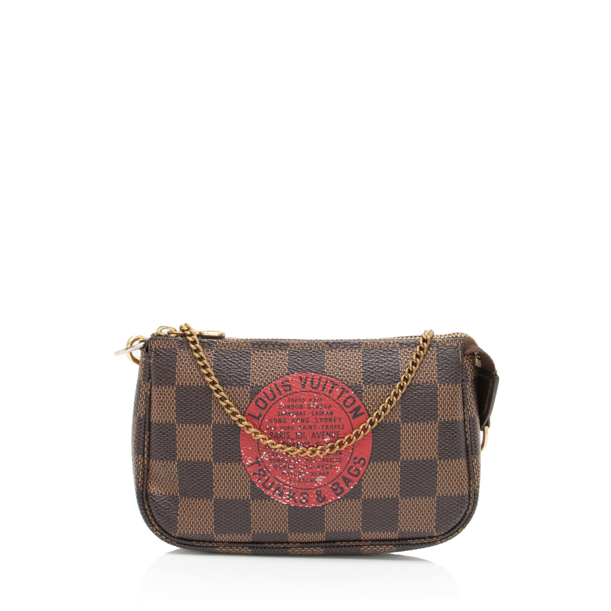 Louis Vuitton Damier Ebene Trunks & Bags Mini Pochette Accessoires (SHF-p83GW4)