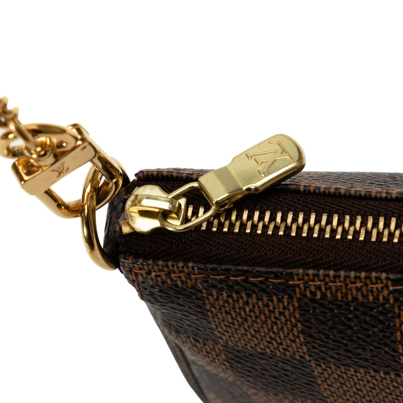 Louis Vuitton Damier Ebene Trunks and Bags Mini Pochette Accessoires (SHG-oshdFV)