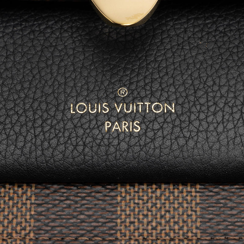 Louis Vuitton Damier Ebene Vavin Chain Wallet (SHF-Q7lkzh)