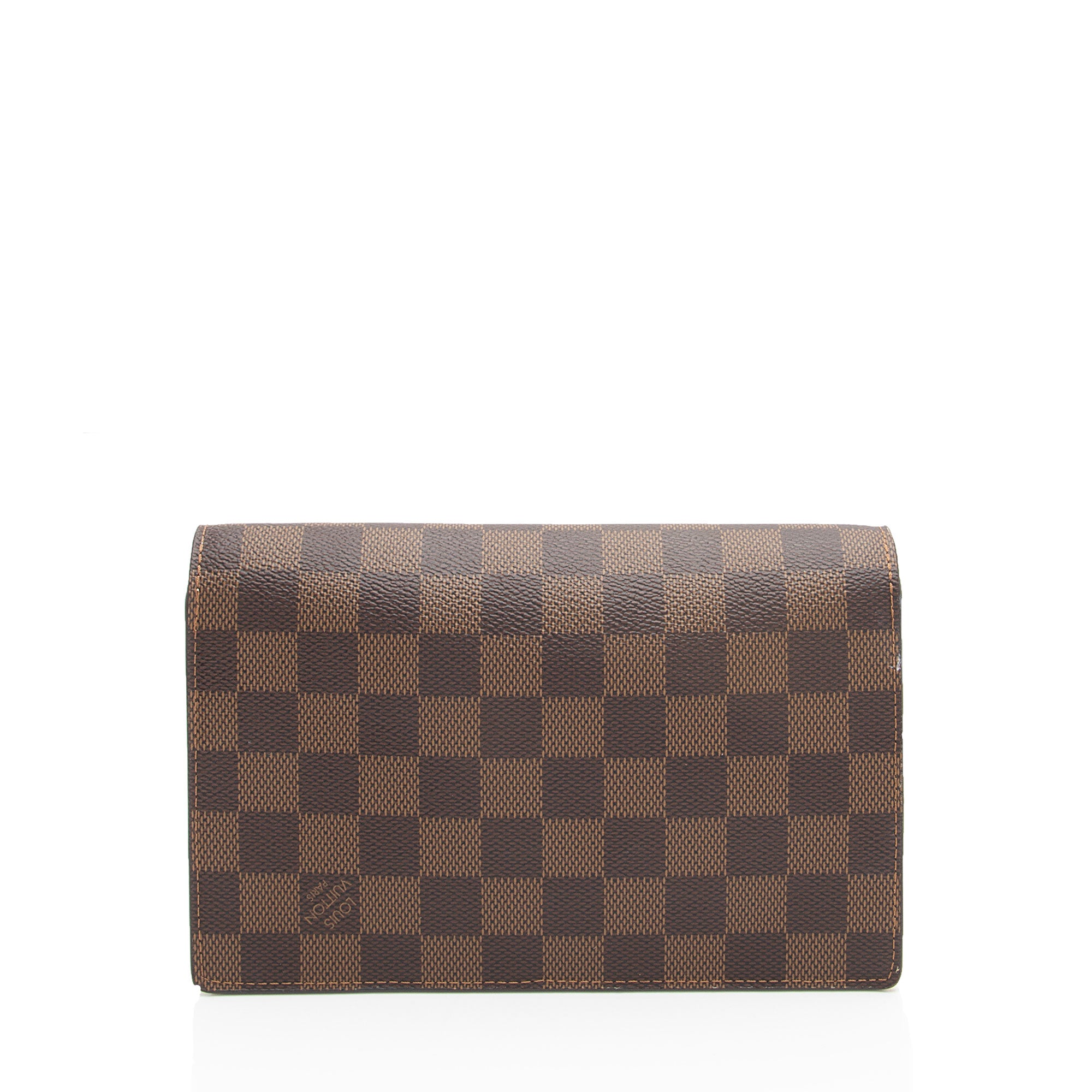 Louis Vuitton Damier Ebene Vavin Chain Wallet (SHF-SzZMpa)