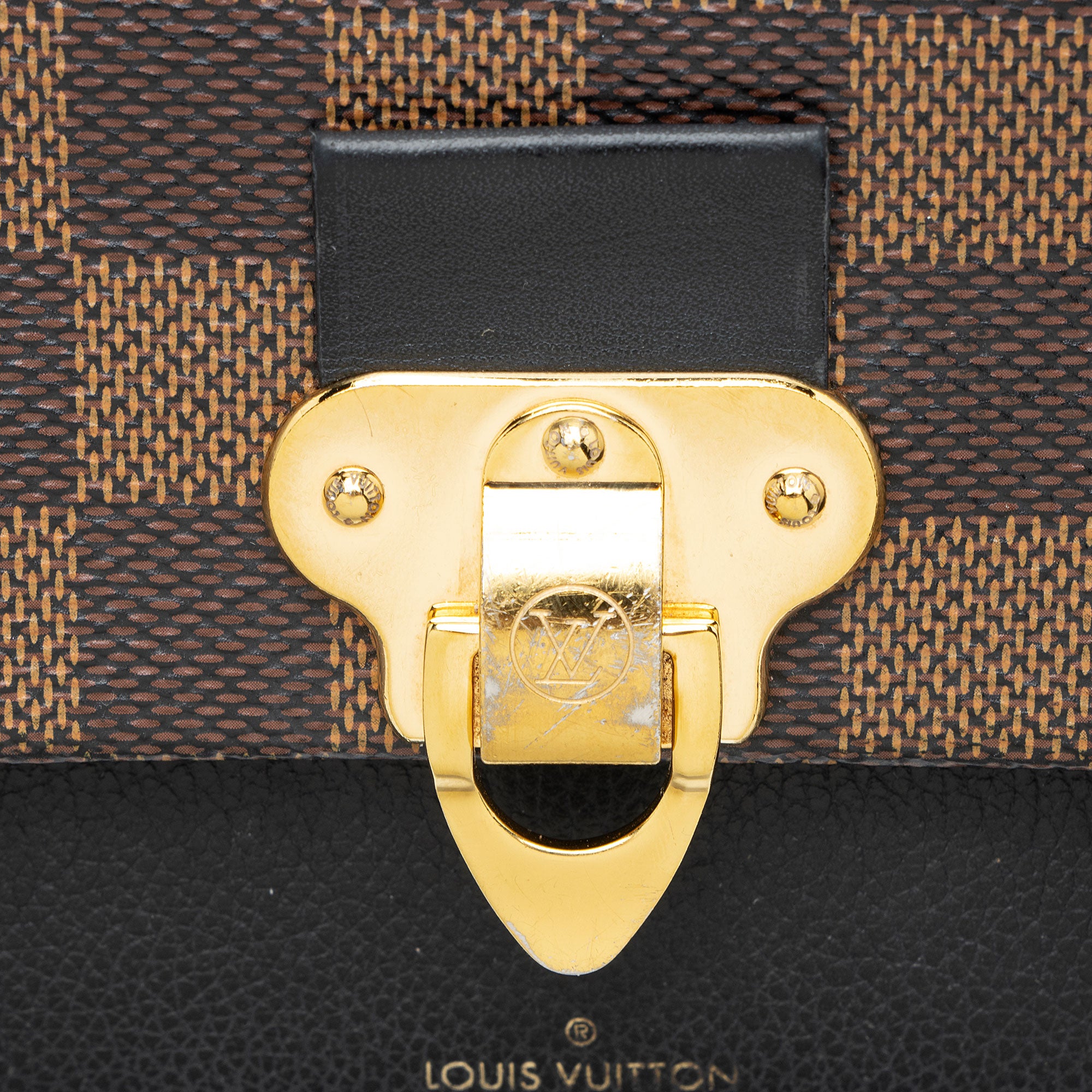 Louis Vuitton Damier Ebene Vavin Chain Wallet