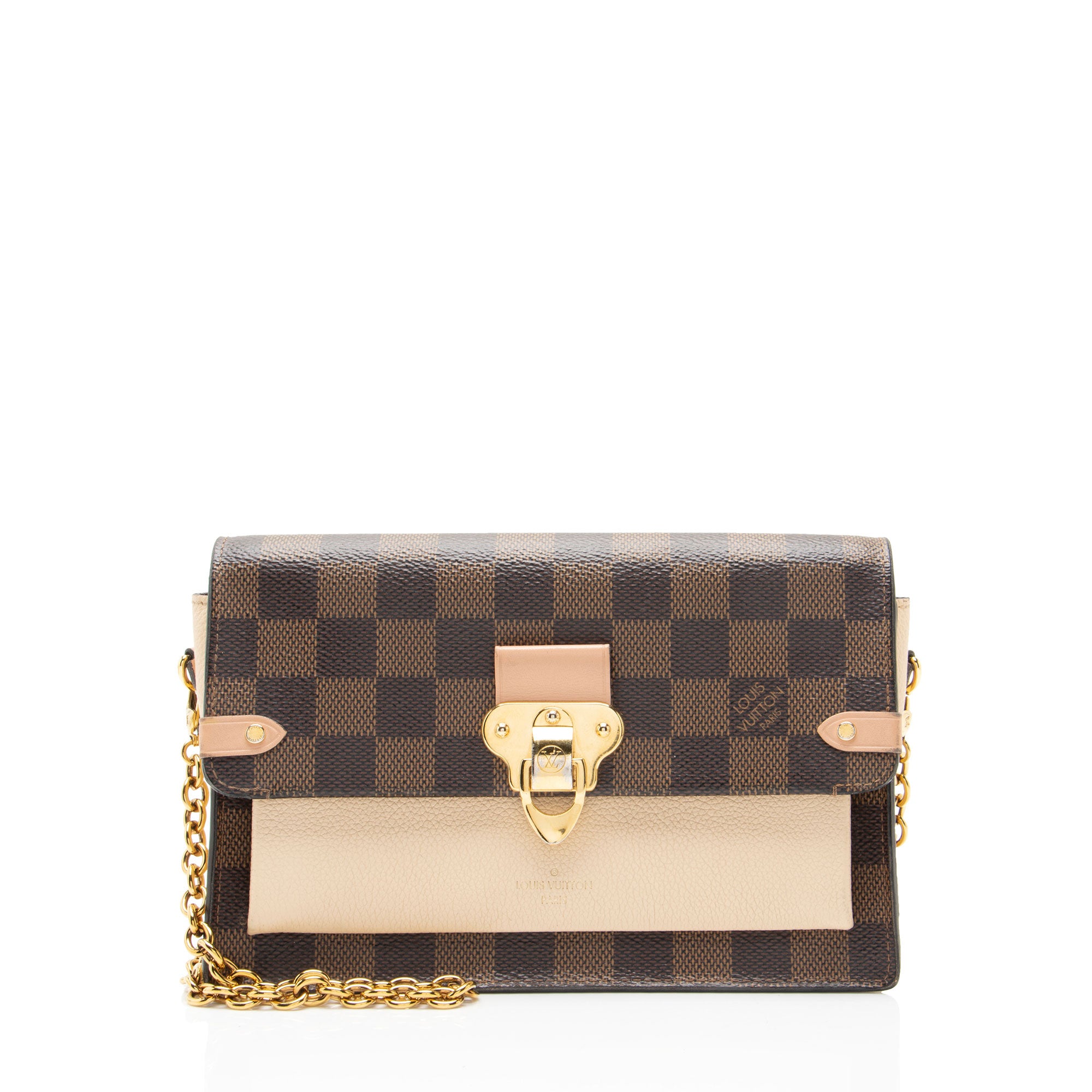 Louis Vuitton Damier Ebene Vavin Chain Wallet