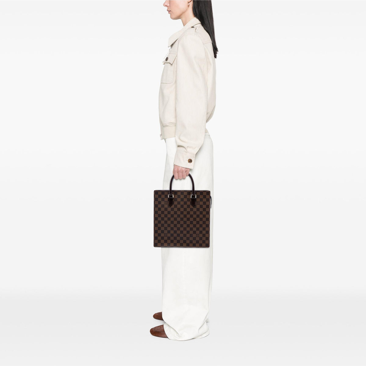 Louis Vuitton Damier Ebene Venice Sac Plat