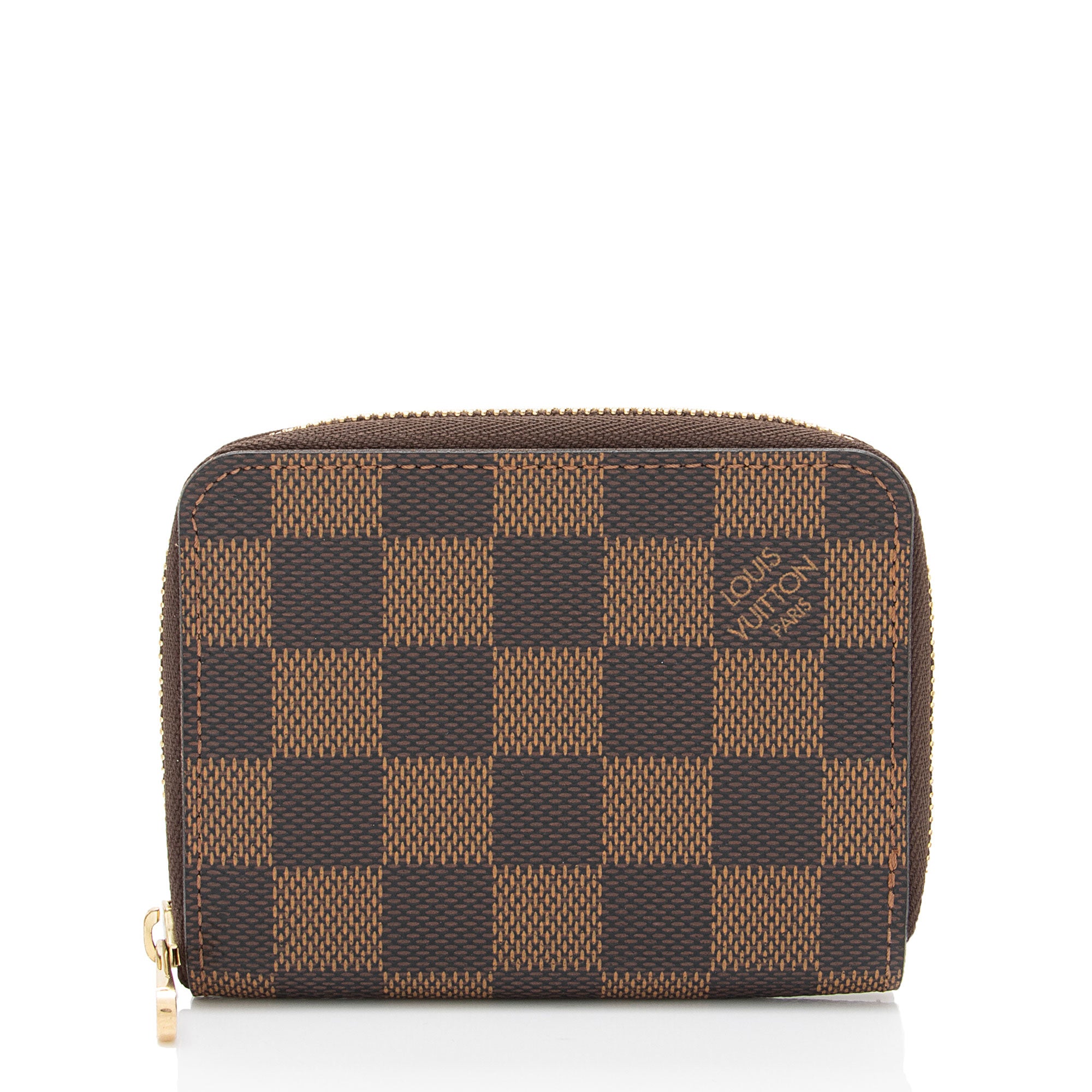 Louis Vuitton Damier Ebene Zippy Coin Wallet (SHF-7qEz7v)