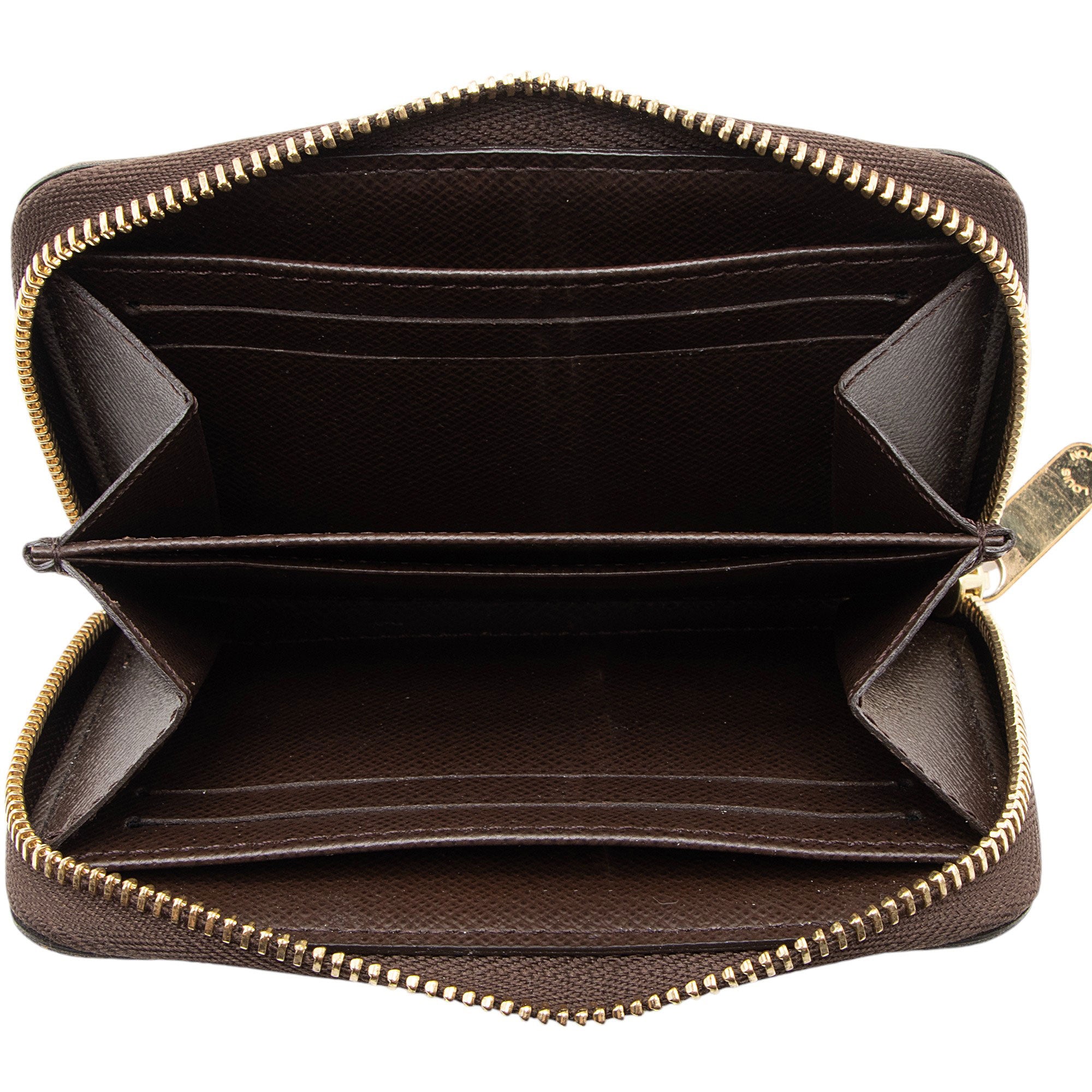 Louis Vuitton Damier Ebene Zippy Coin Wallet (SHF-7qEz7v)