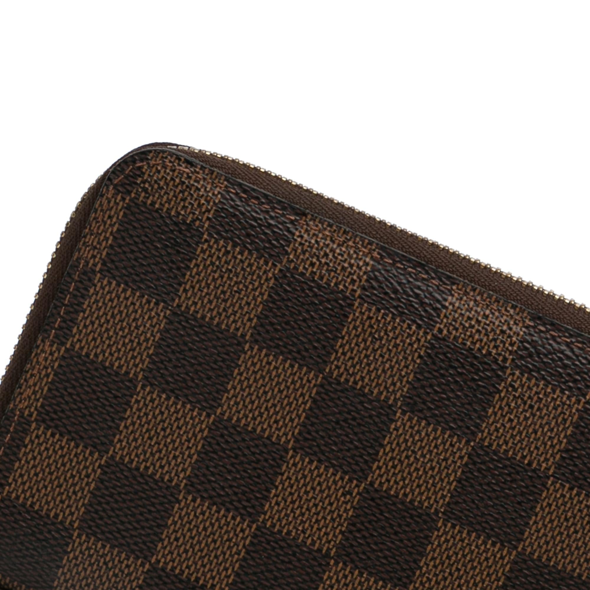 Louis Vuitton Damier Ebene Zippy Compact Wallet (SHG-f13WBs)