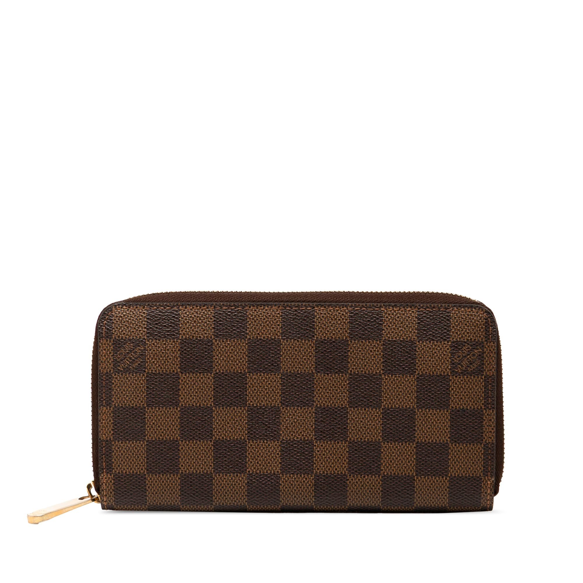 Louis Vuitton Damier Ebene Zippy Long Wallet