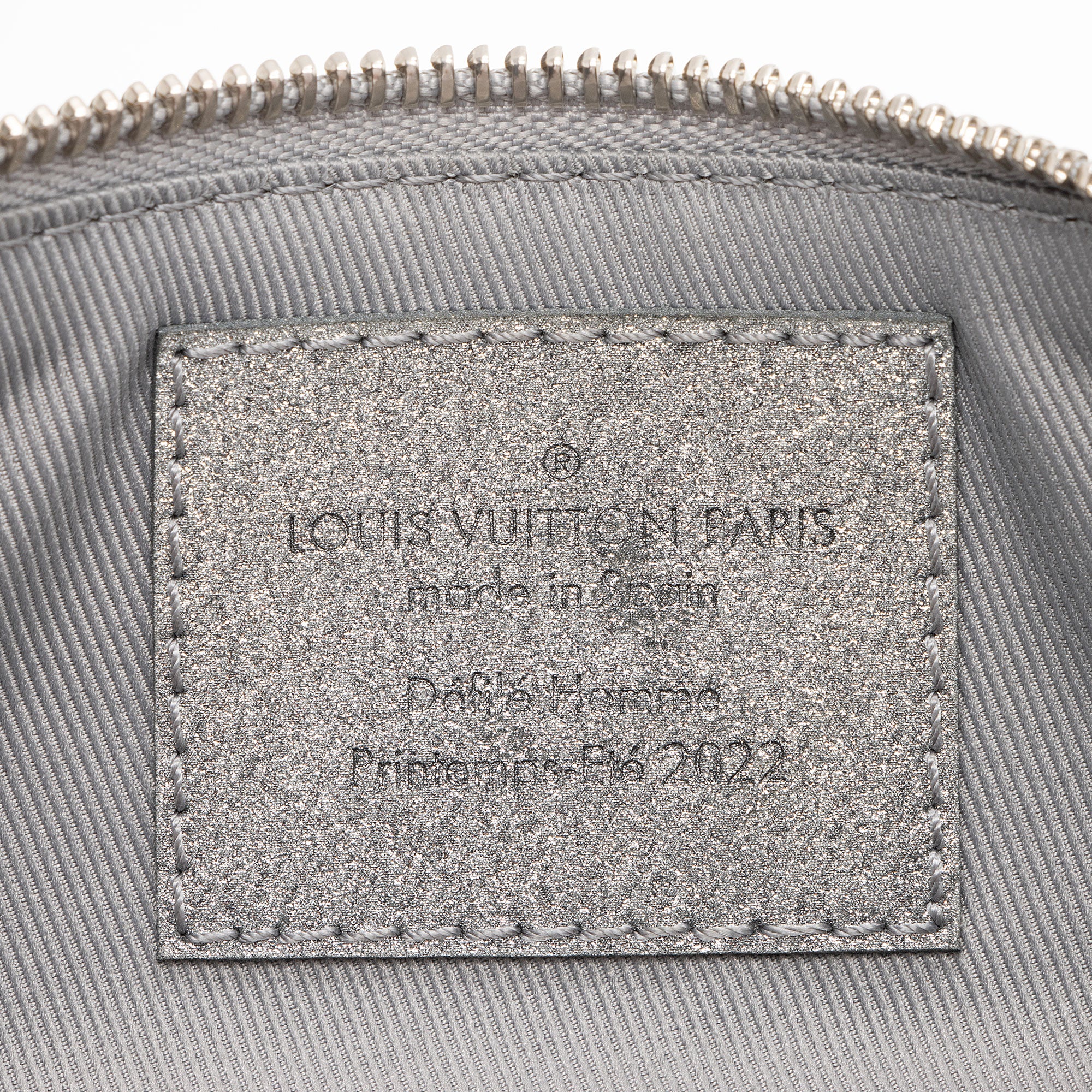 Louis Vuitton Damier Glitter Taurillon In The Loop Trio Pouch
