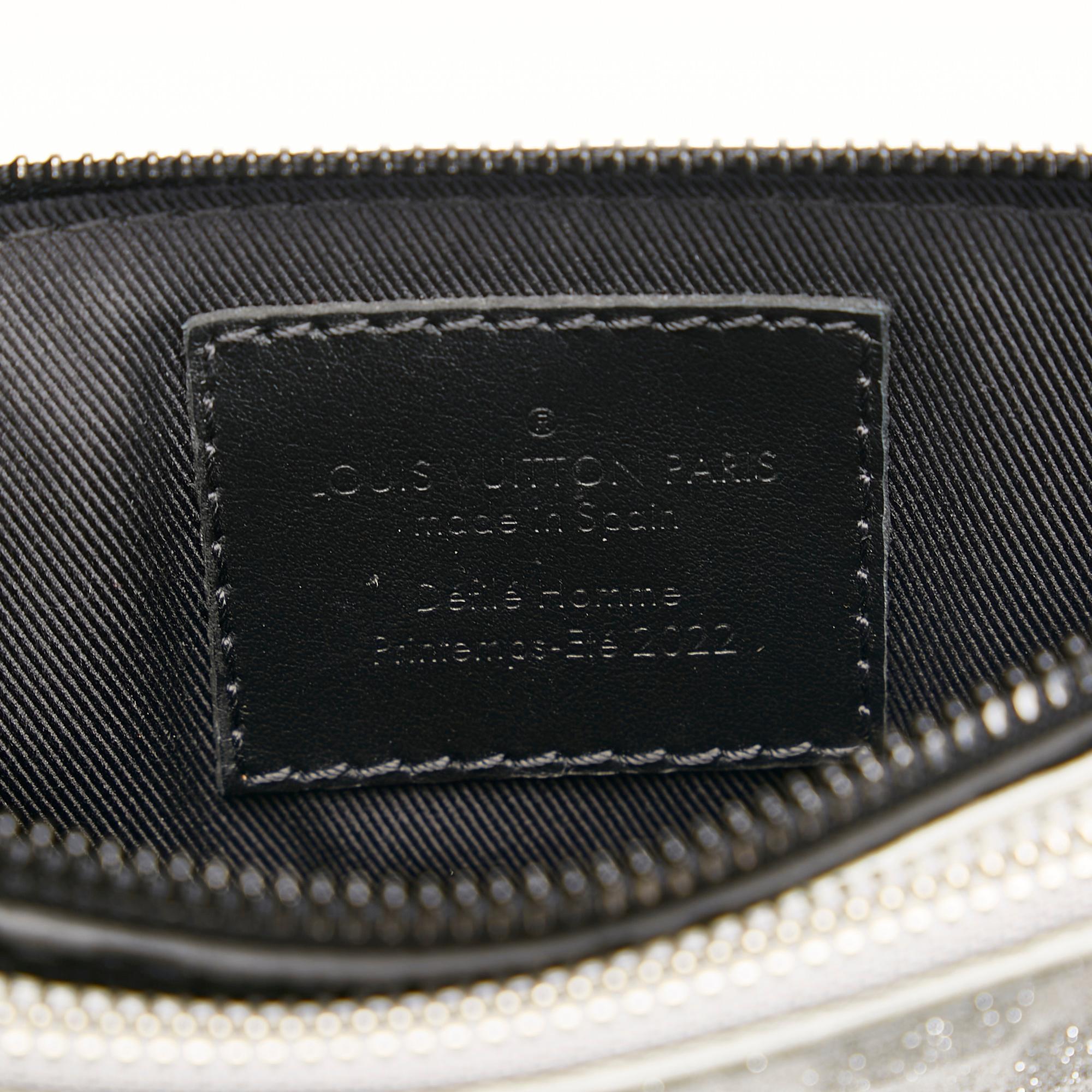 Louis Vuitton Damier Glitter Taurillon In The Loop Trio Pouch (SHG-5PeliZ)