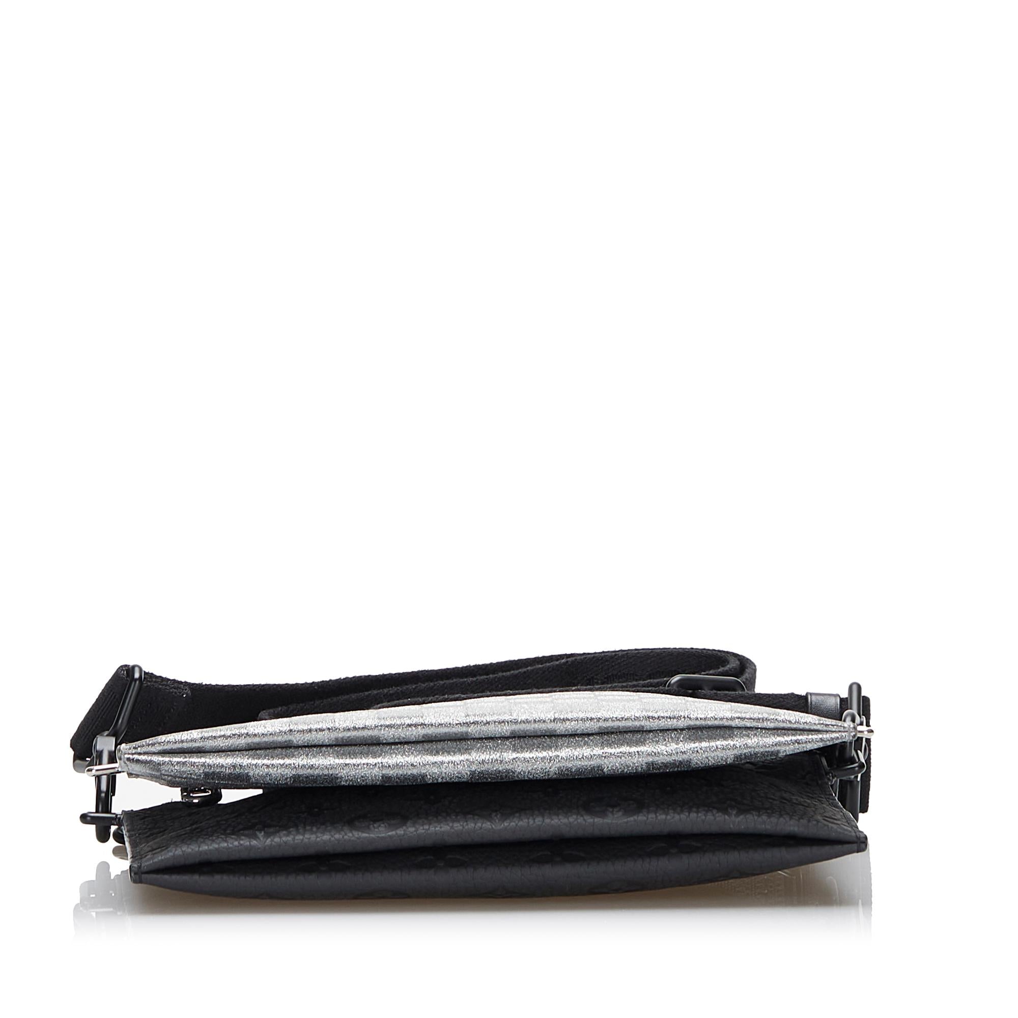 Louis Vuitton Damier Glitter Taurillon In The Loop Trio Pouch