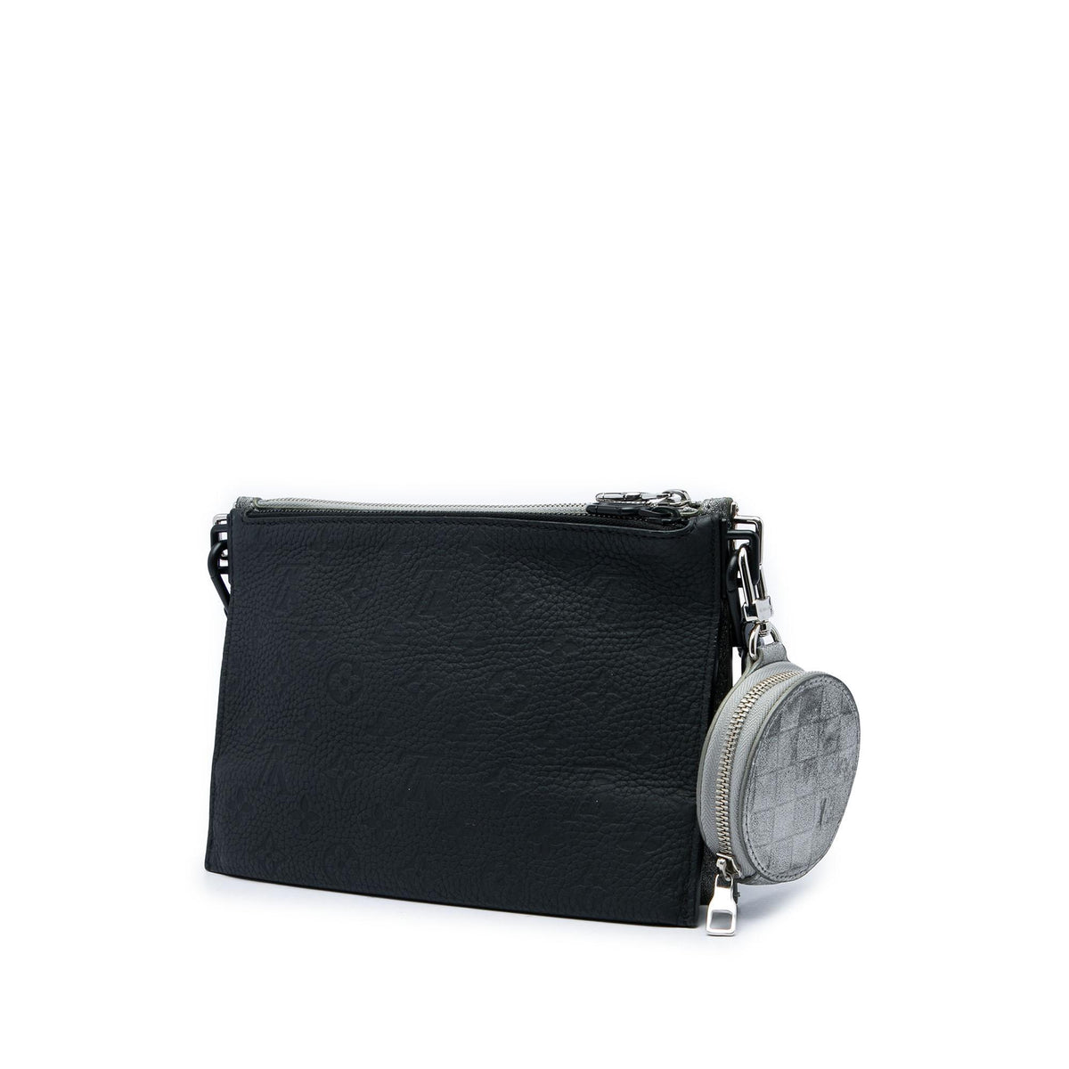 Louis Vuitton Damier Glitter Taurillon In The Loop Trio Pouch