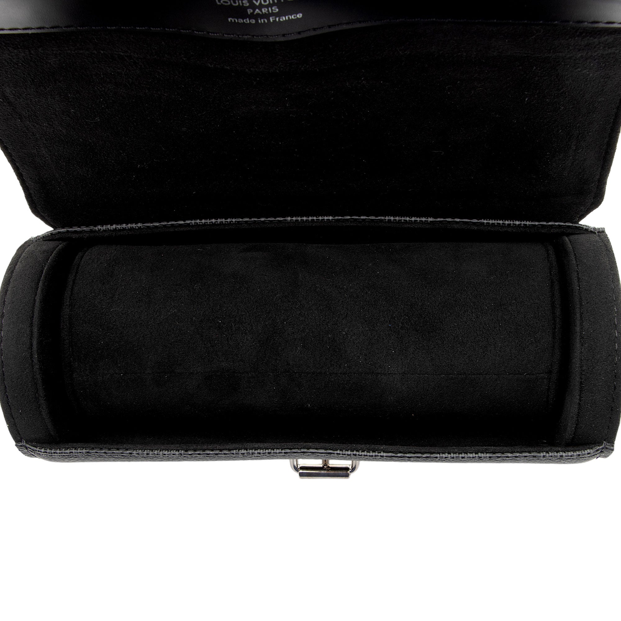 Louis Vuitton Damier Graphite 3 Watch Travel Case (SHF-9Dcky9)