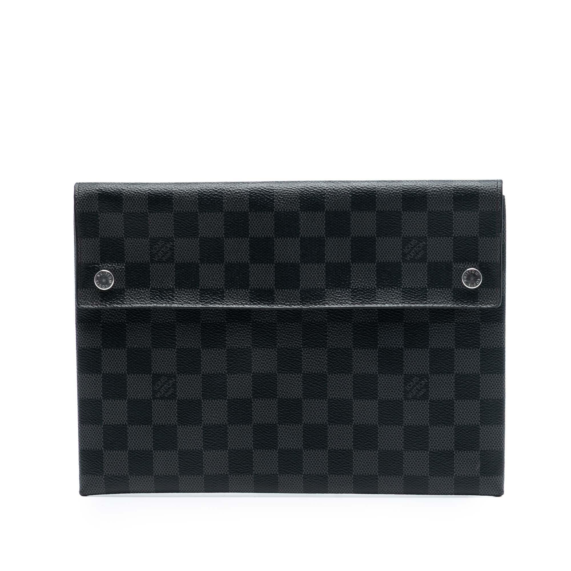 Louis Vuitton Damier Graphite Alpha Pochette GM