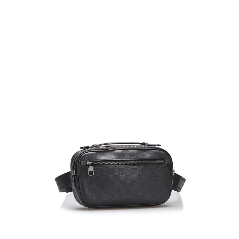 Louis Vuitton Damier Graphite Ambler Waist Bag - Black Waist Bags