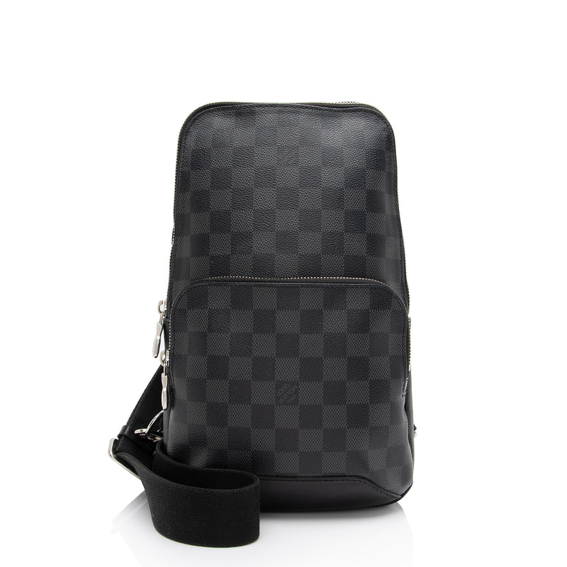 Louis Vuitton Damier Graphite Avenue Sling Bag (SHF-0TkOeq)