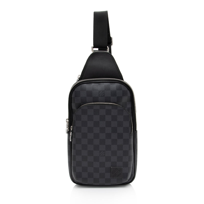 Avenue sling leather bag Louis Vuitton Multicolour in Leather