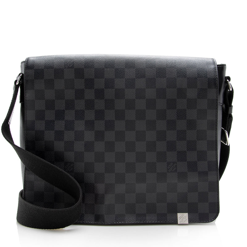 Louis Vuitton Damier Graphite District MM Messenger (SHF-17183)