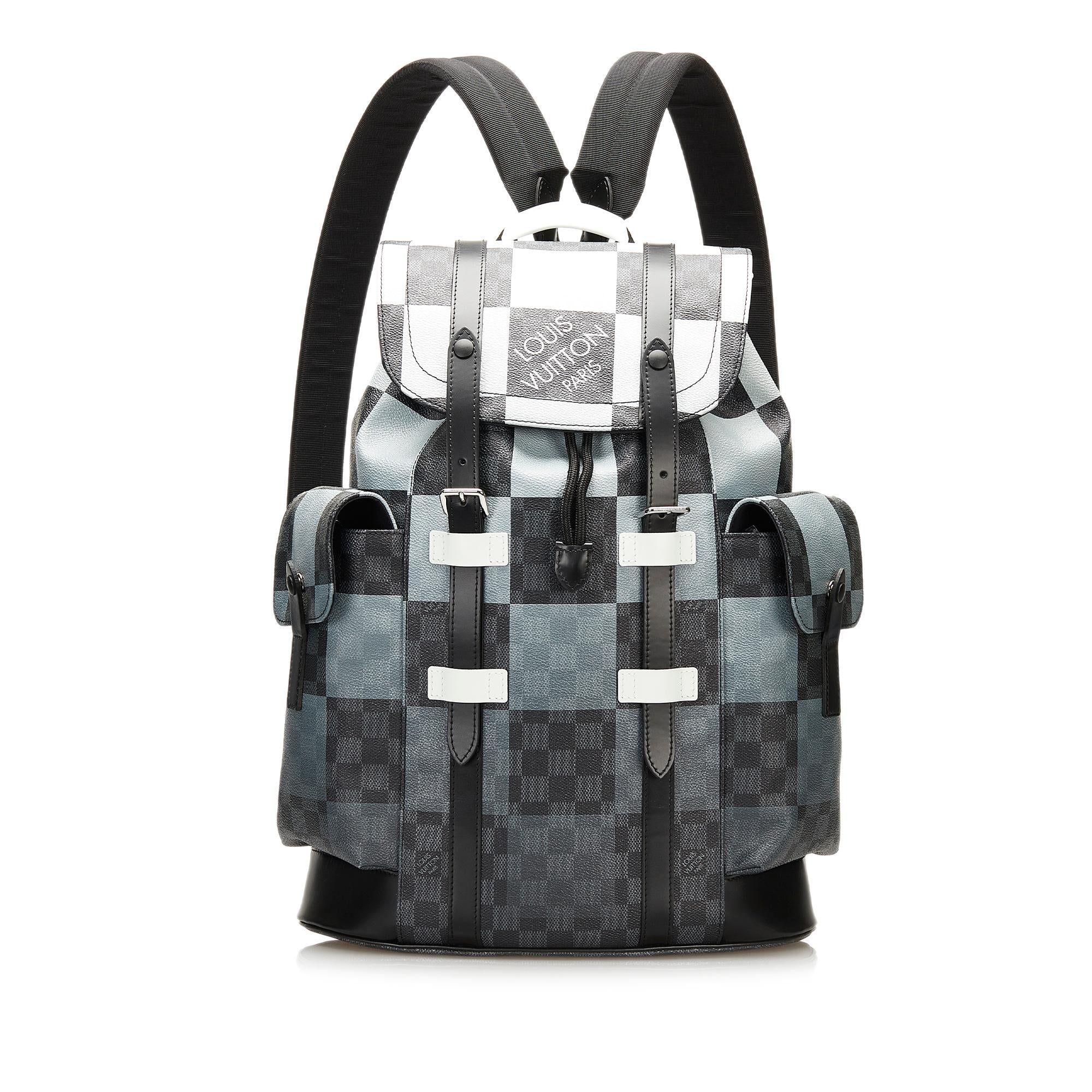 Louis Vuitton Damier Graphite Giant Christopher (SHG-37669)