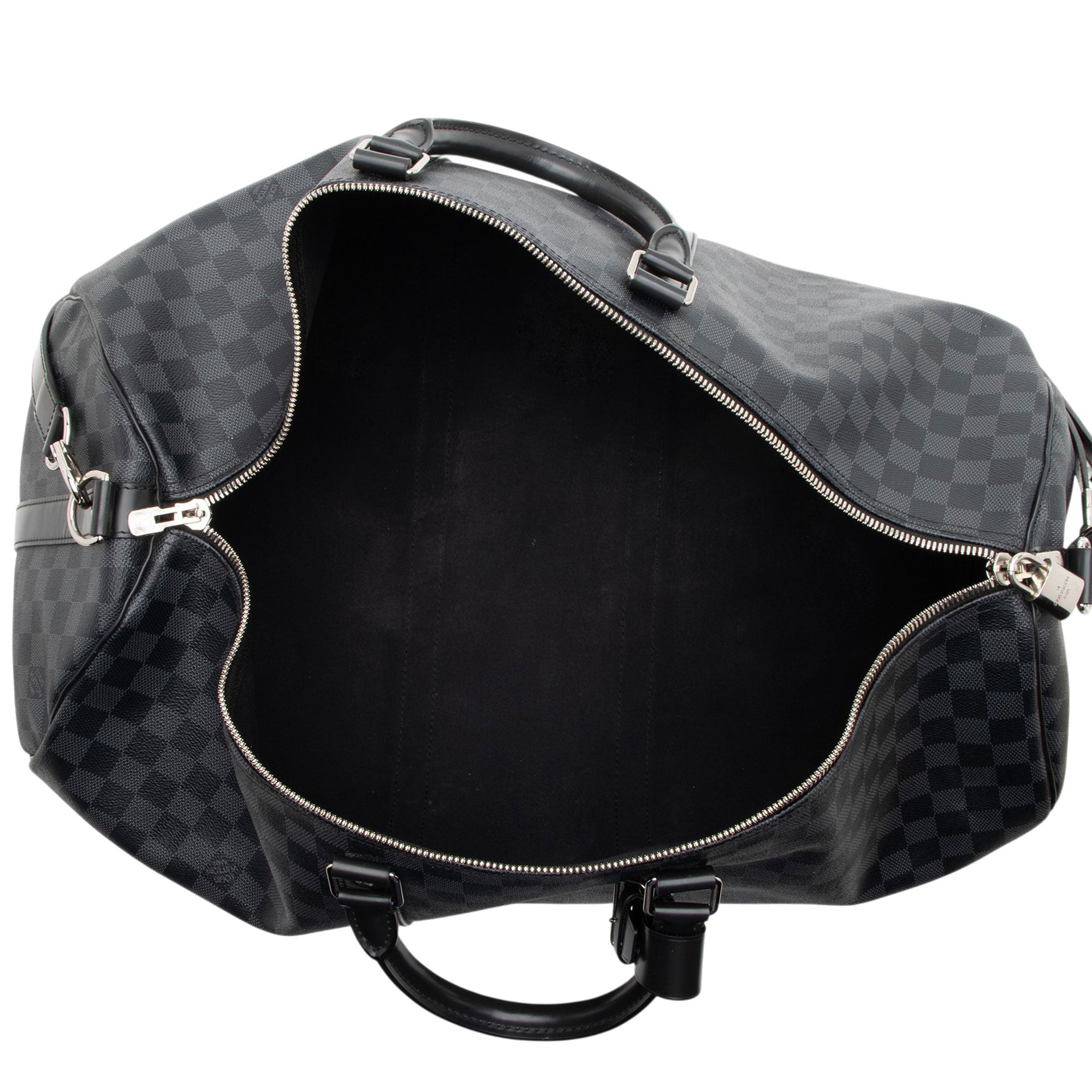 Louis Vuitton Damier Graphite Keepall Bandouliere 55 Duffle