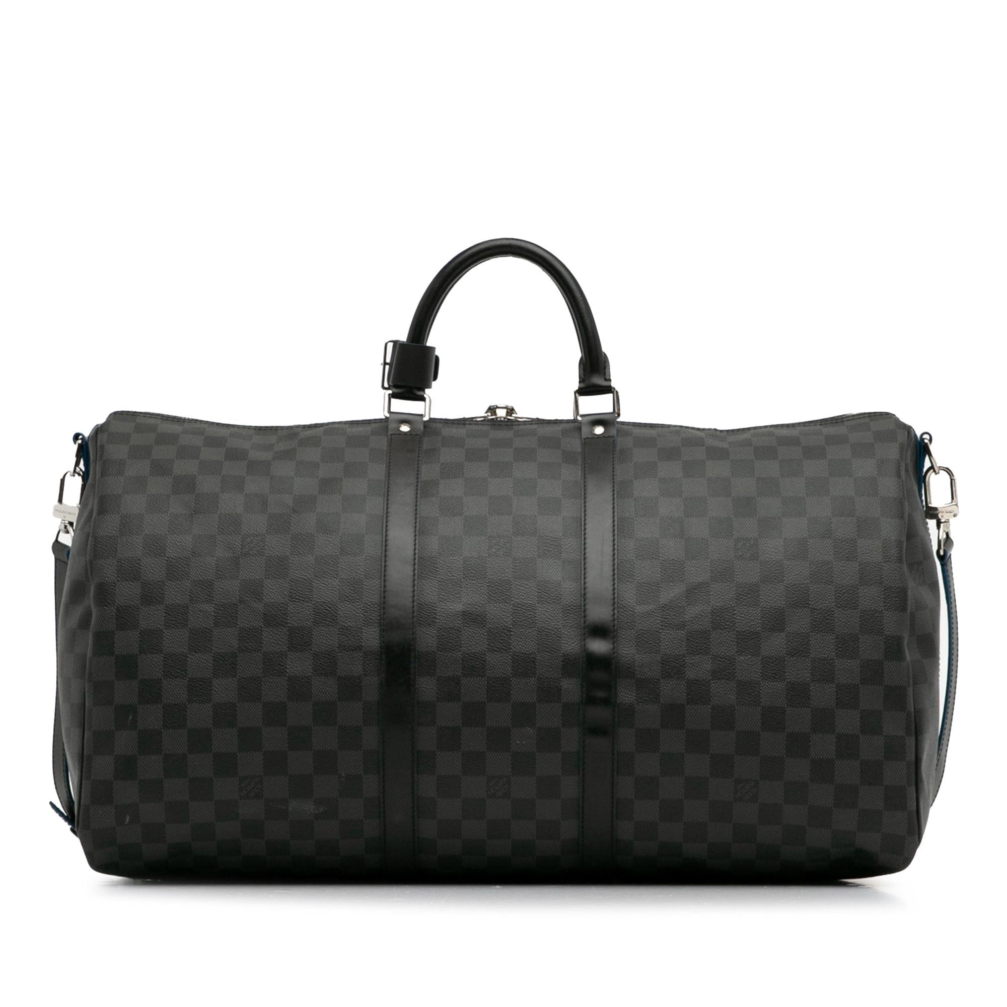Louis Vuitton Damier Graphite Keepall Bandouliere 55 (SHG-A1oTqy)
