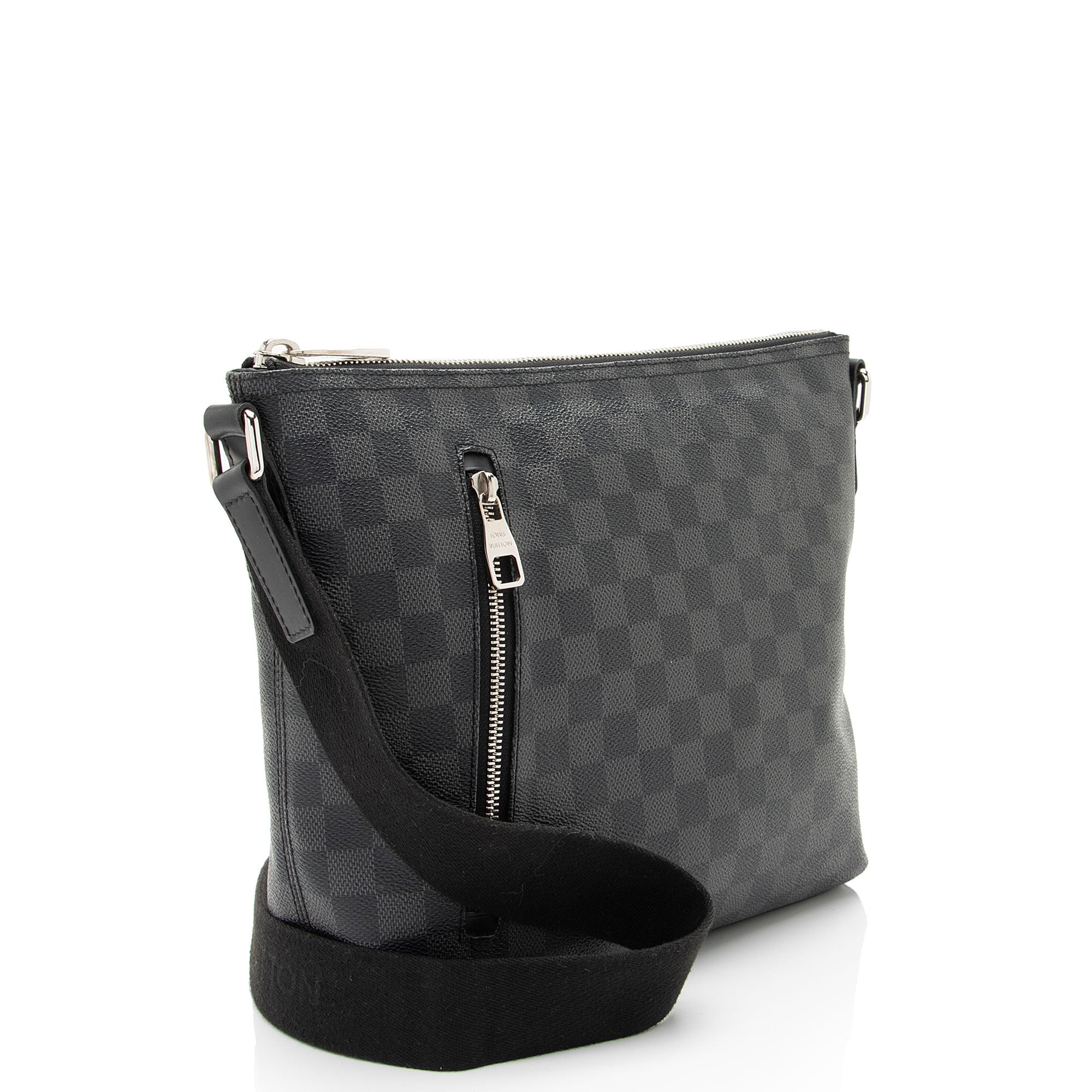 Louis Vuitton Damier Graphite Mick PM Shoulder Bag (SHF-eMLEKD)