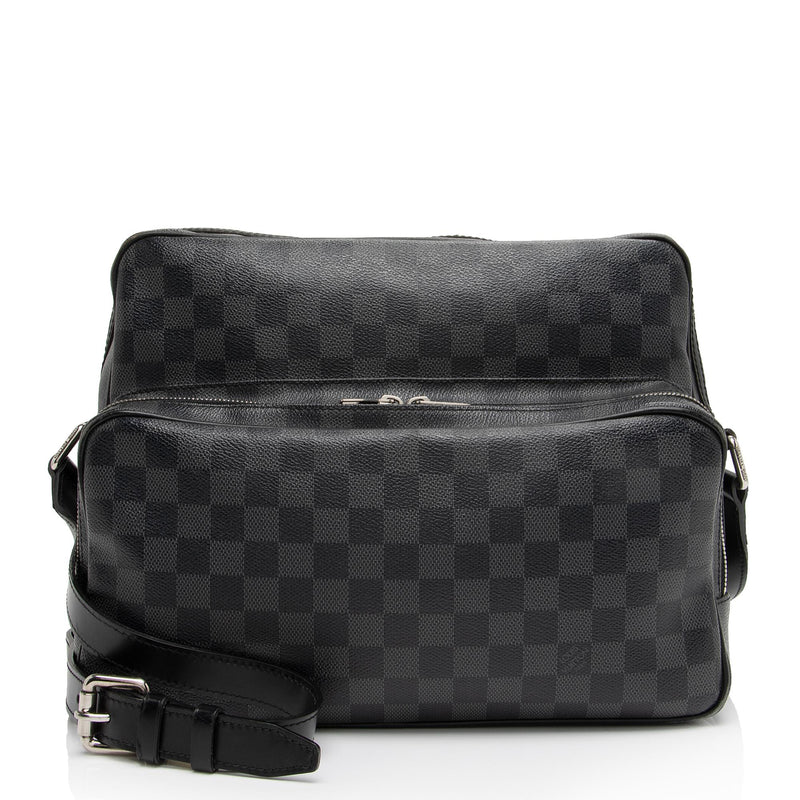 Louis Vuitton Virgil Abloh Black And Damier Graphite Coated Canvas