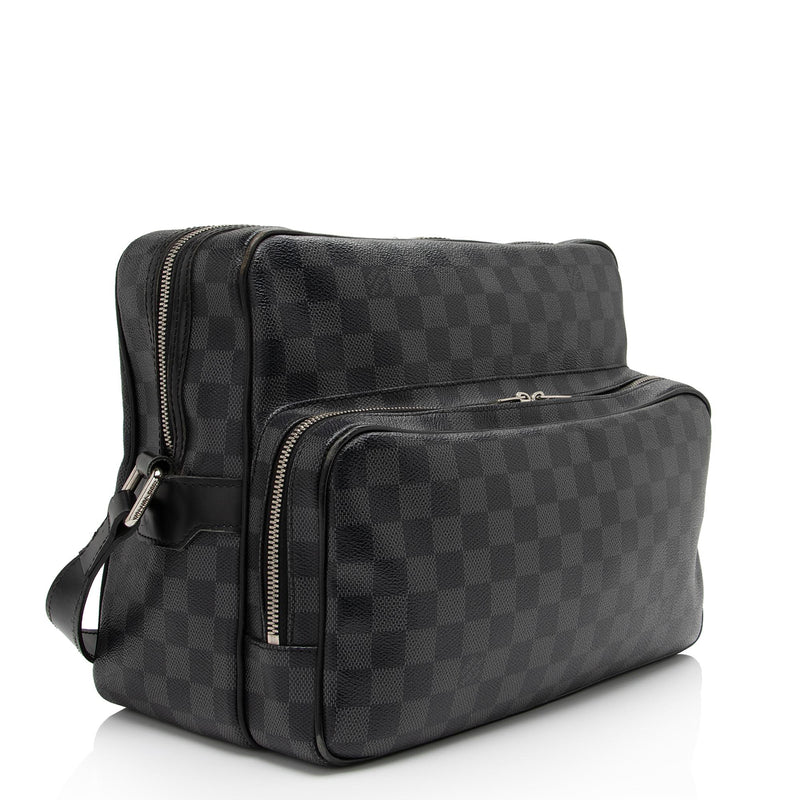 Louis Vuitton Damier Graphite Sac Leoh Messenger Bag (SHF-yLc74m)