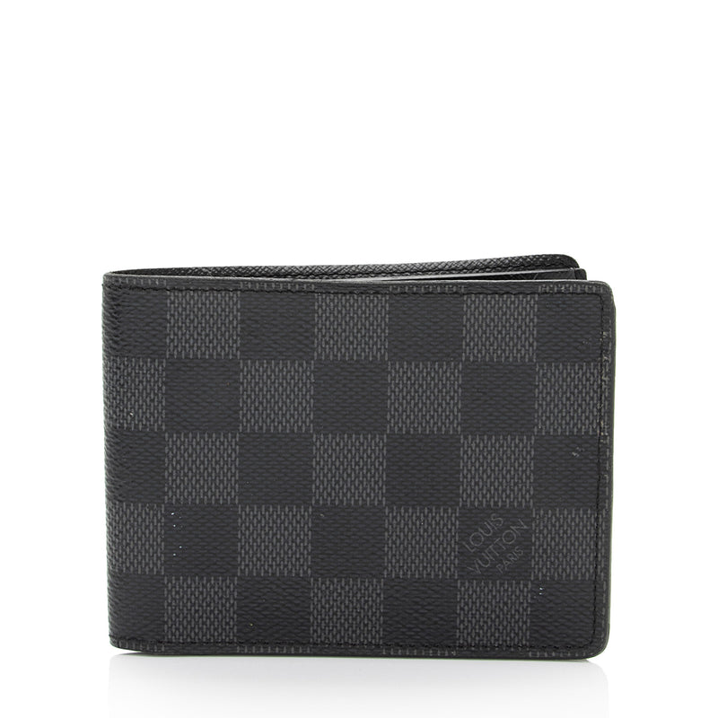 lv wallet black and white