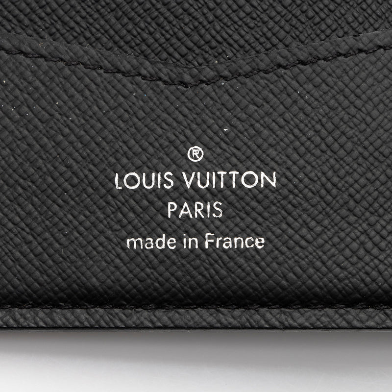 Louis Vuitton Portefeuille Slender NM Bifold Wallet Damier Map Black N60281  F/S