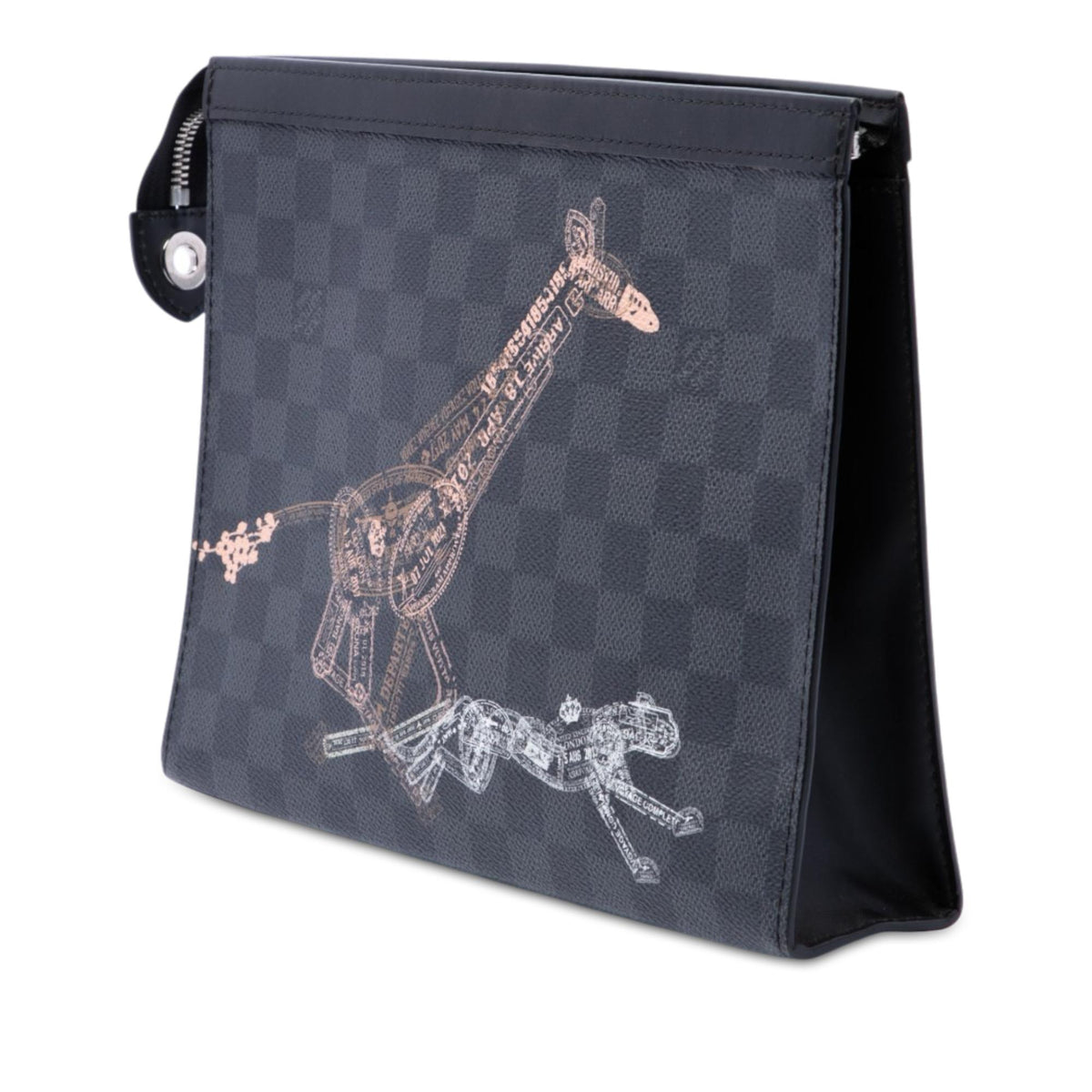 Louis Vuitton Damier Graphite Wild Animals Pochette Voyage MM