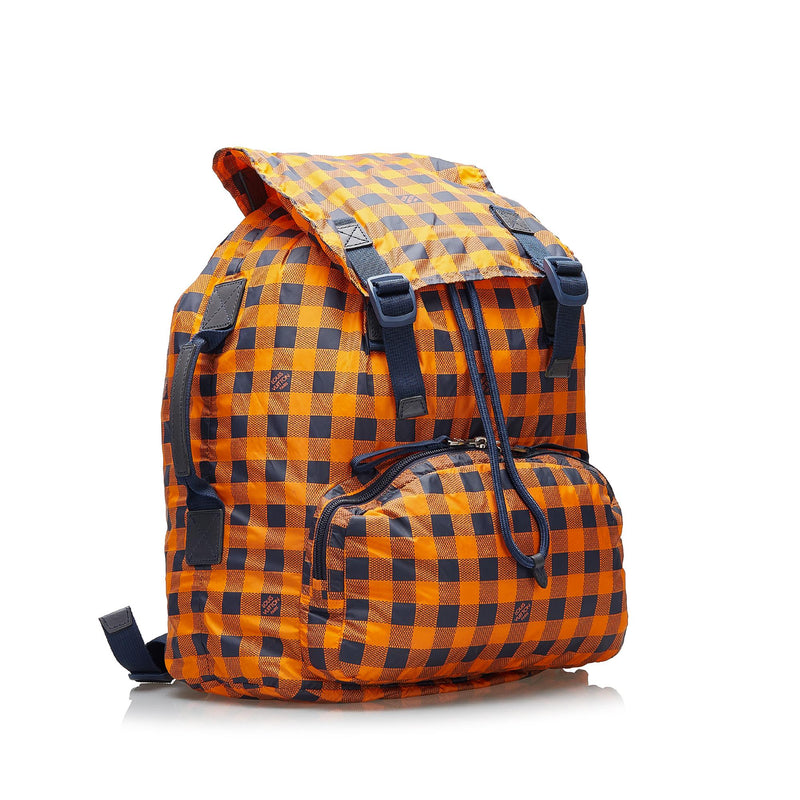 louis vuitton orange backpack