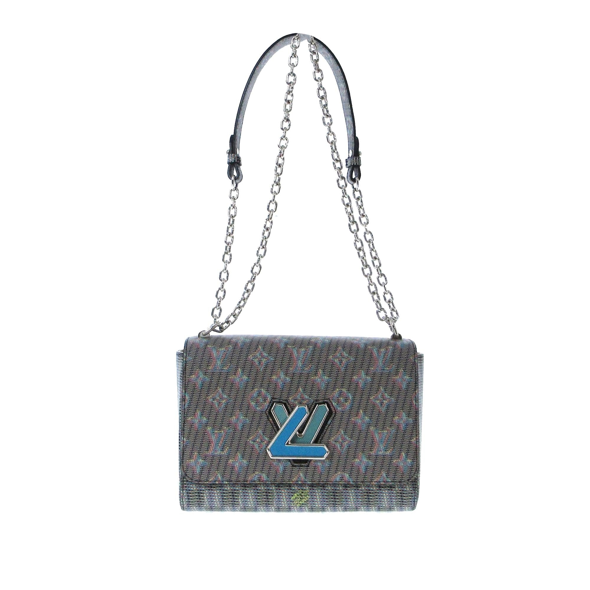 Louis Vuitton Damier Monogram Pop Twist MM (SHG-4gOPgk)