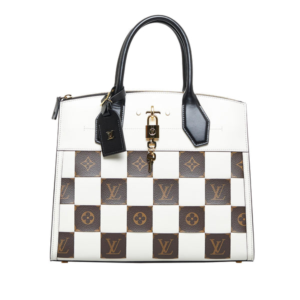 Louis Vuitton Damier Tressage City Steamer MM - Shoulder Bags, Handbags