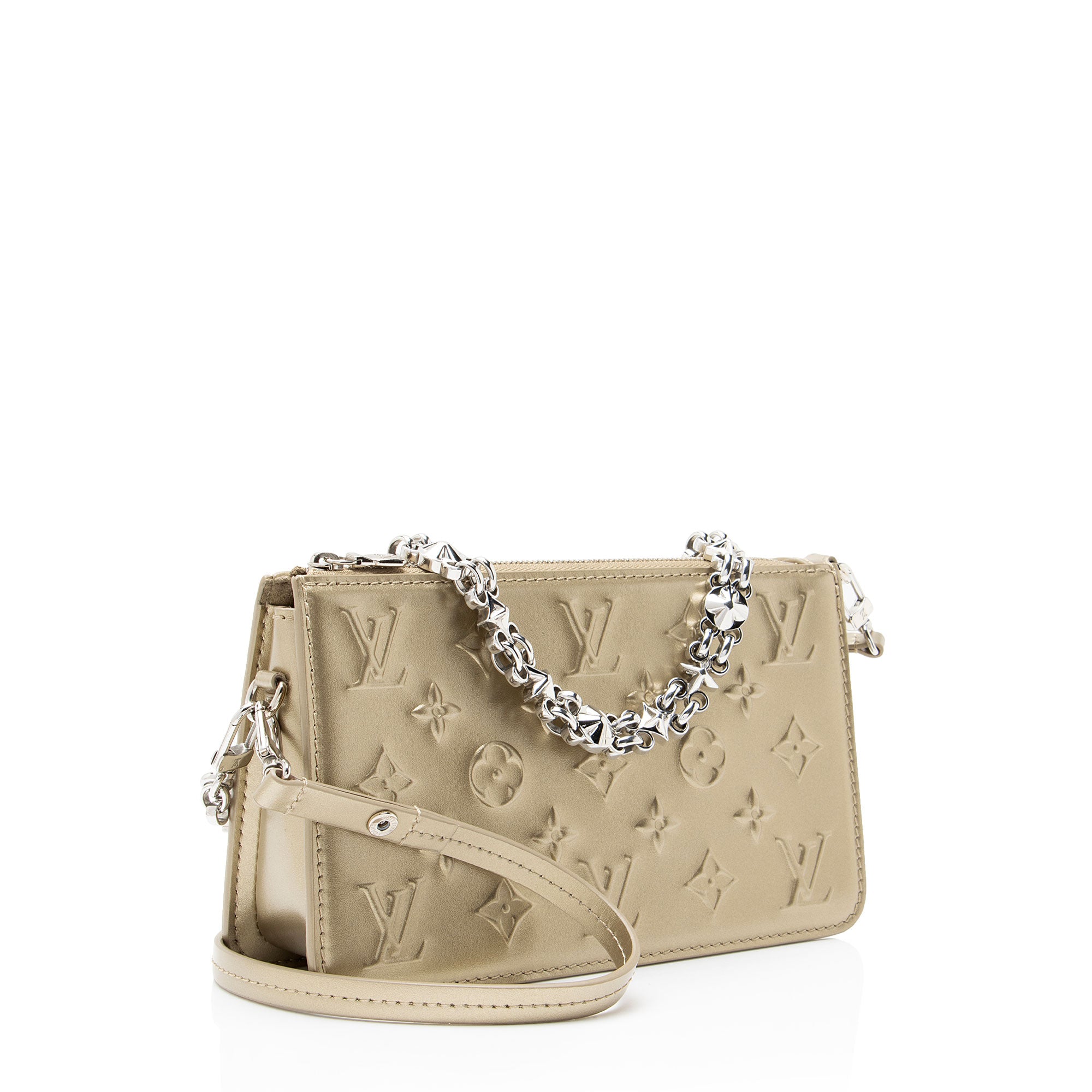 Louis Vuitton Debossed Monogram Leather Lexington Pouch