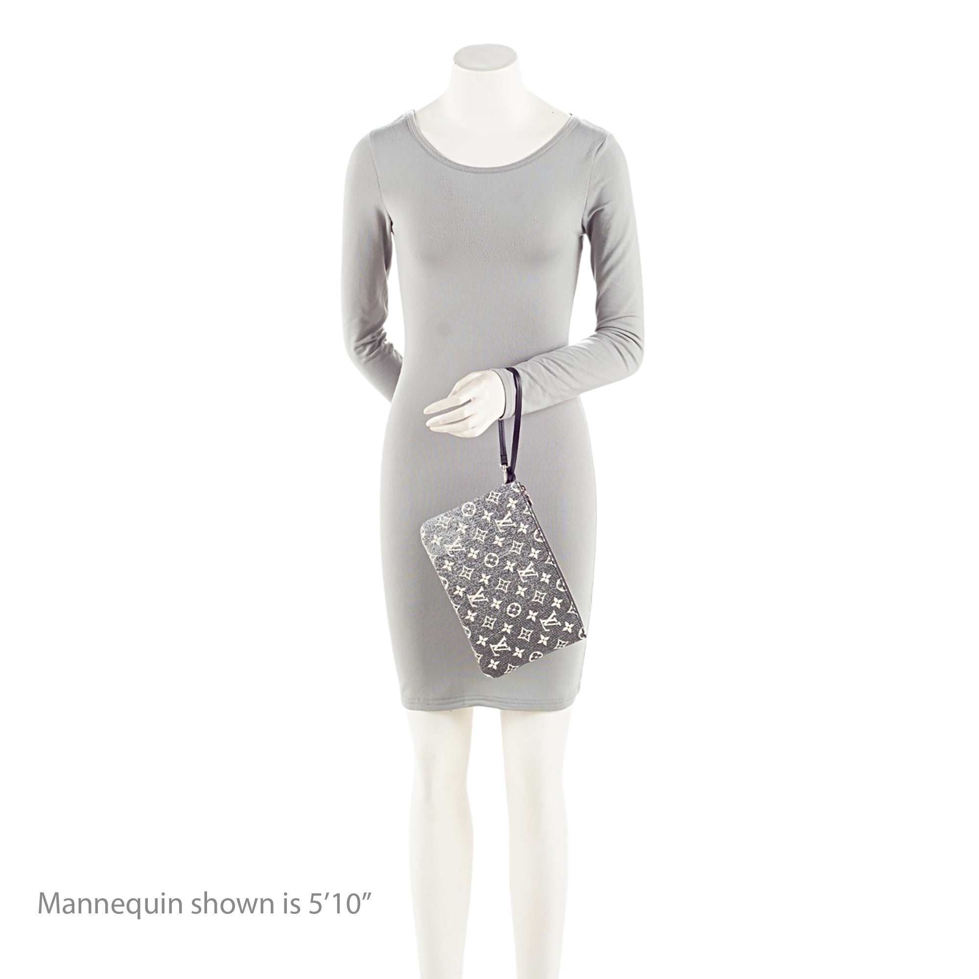 Louis Vuitton Denim Monogram Neverfull MM Pochette