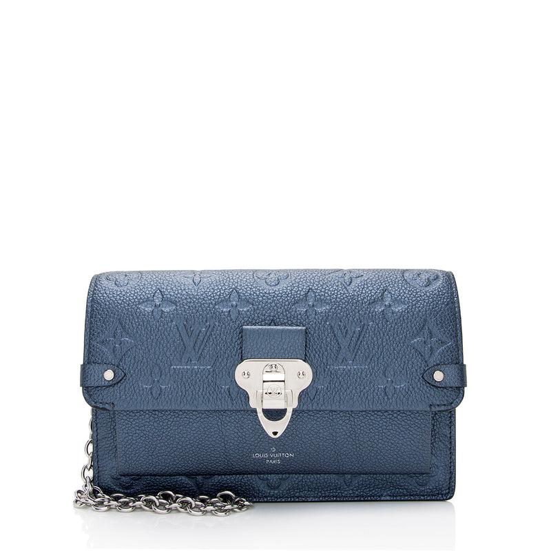 Louis Vuitton Empreinte Leather Vavin Chain Wallet Bag (SHF-aA4ld1