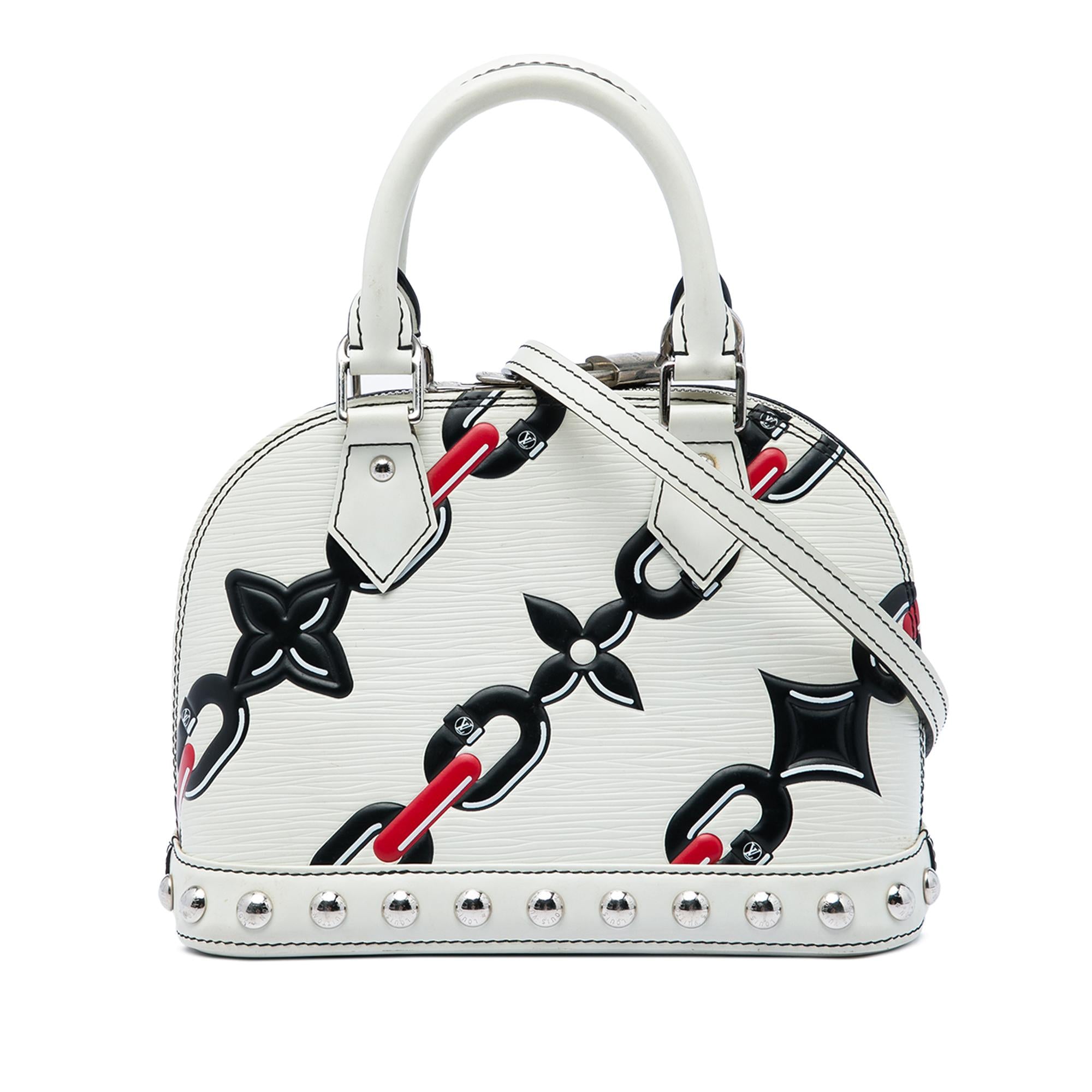 Louis Vuitton Epi Chain Flower Alma BB