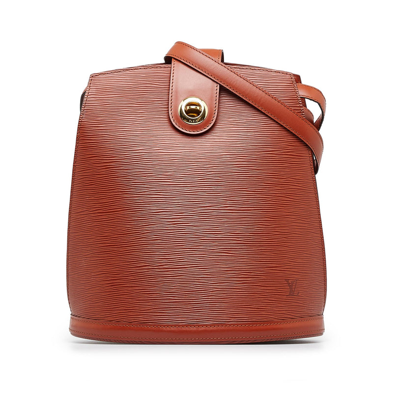 Red Louis Vuitton Epi Cluny Shoulder Bag