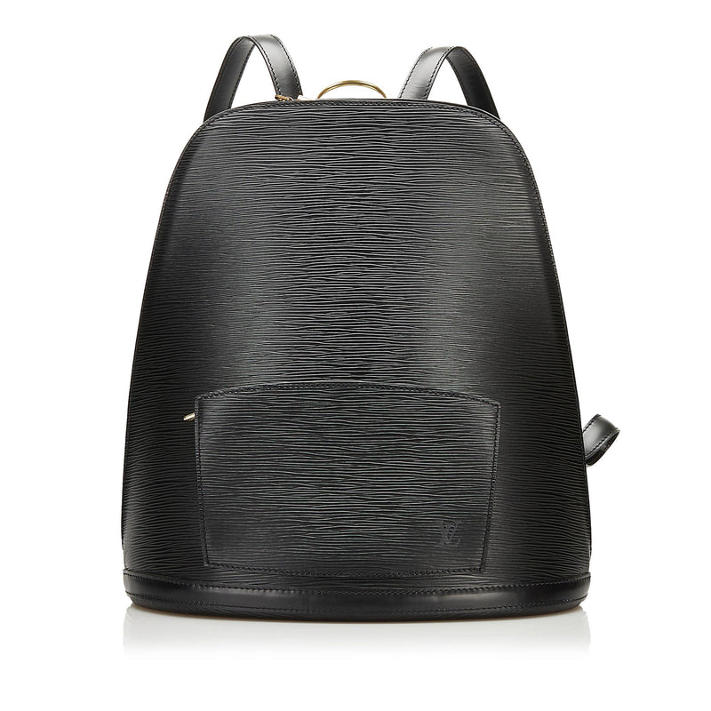 Louis Vuitton Gobelin Backpack Black EPI Gold