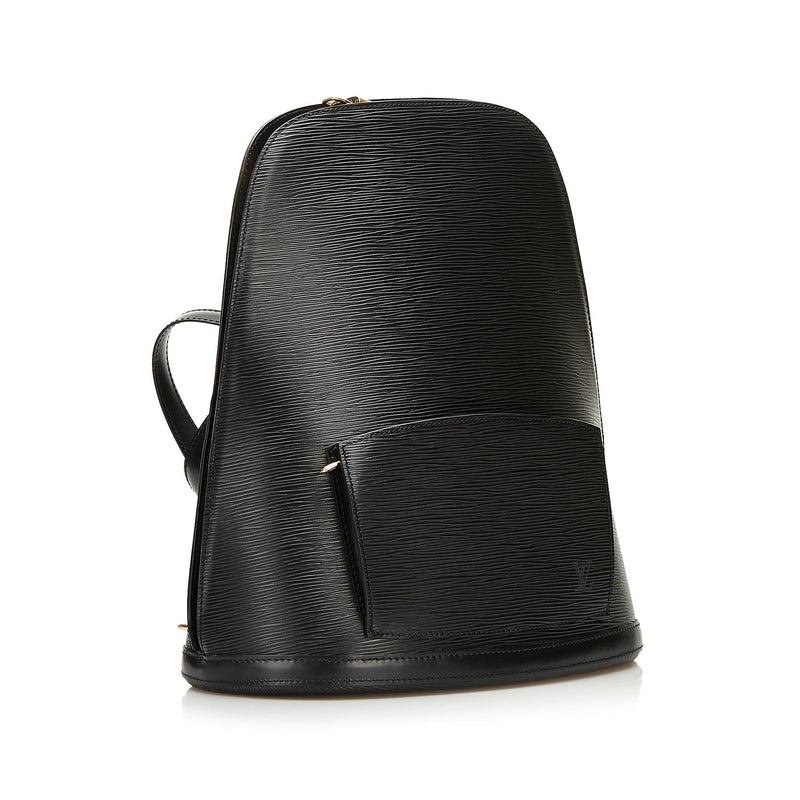 LOUIS VUITTON Black Epi Leather Vintage Gobelins Backpack at 1stDibs