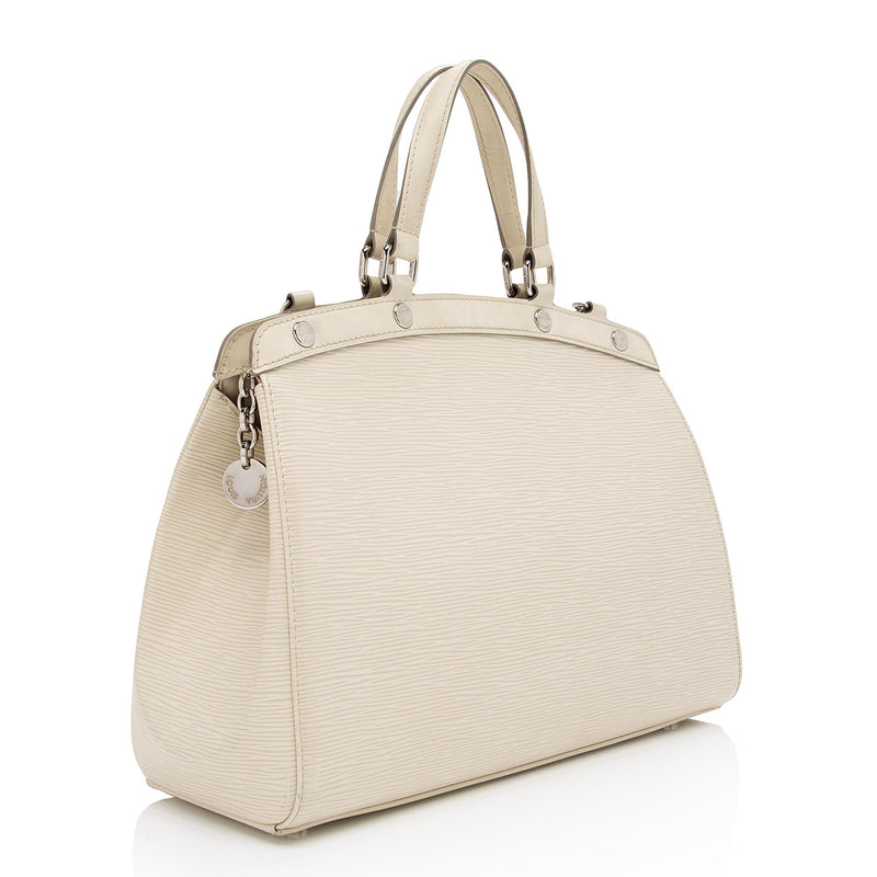 Louis Vuitton White Epi Brea MM Bag