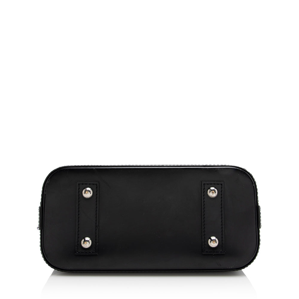 Louis Vuitton Epi Leather Denim Alma BB Satchel (SHF-22105)