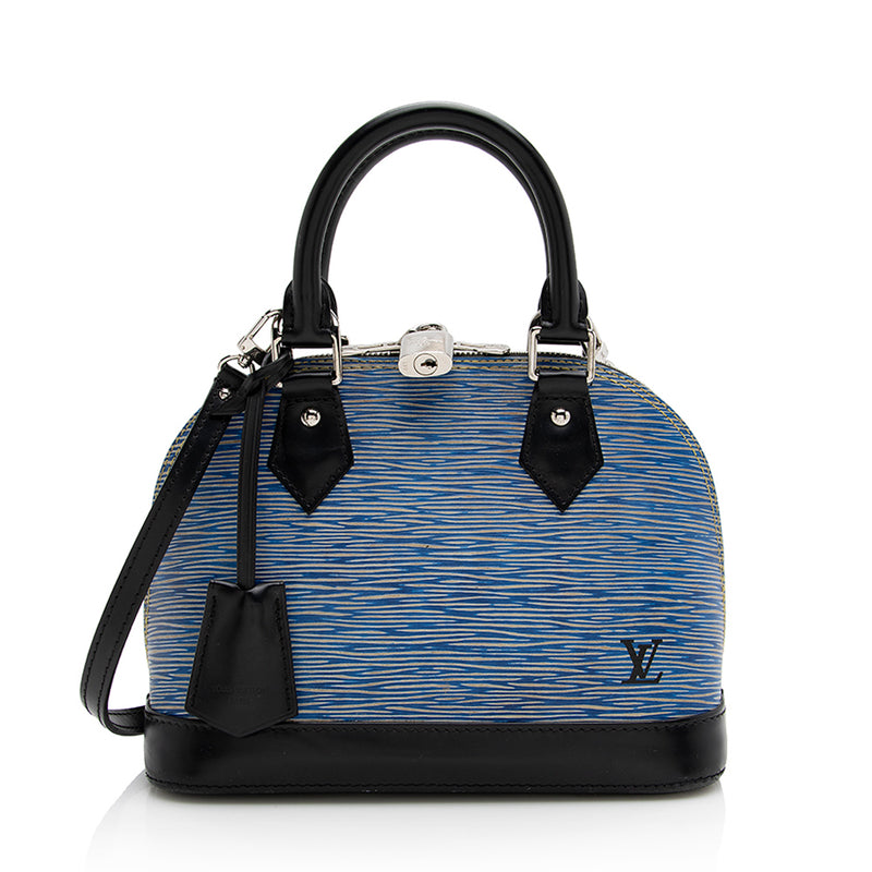 Louis Vuitton Epi Leather Denim Alma BB Satchel (SHF-22105) – LuxeDH