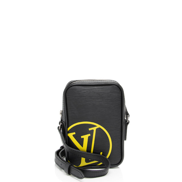 Louis Vuitton Epi Leather Initials Danube PM Shoulder Bag (SHF-7ARfrs)